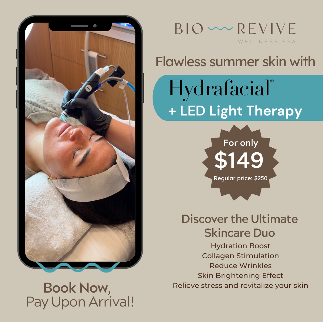 Hydrafacial™ + LED Light Therapy First Visit Client Limited Time Off