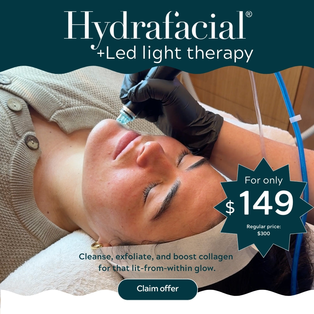 Hydrafacial™ + Terapia de luz LED | Oferta por tiempo limitado para clientes de la primera visita