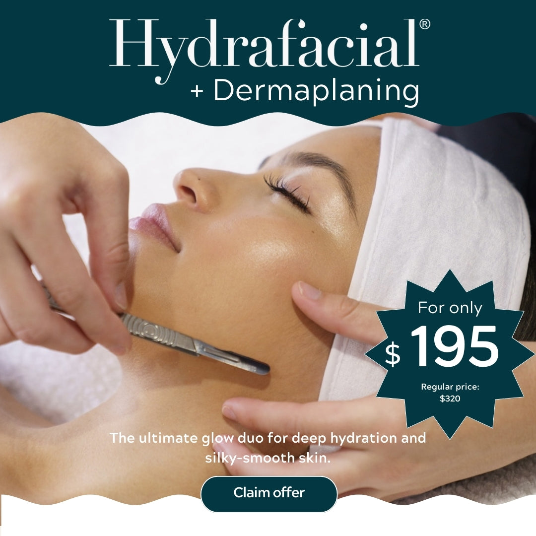 Hydrafacial™ + Dermaplaning - Limited time Offer