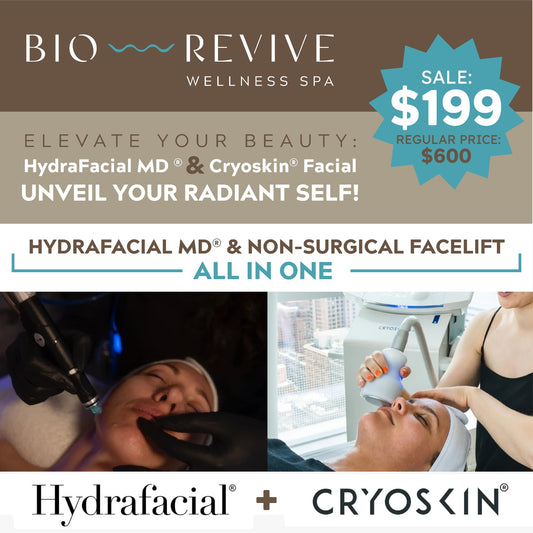 HydraFacial MD + Cryoskin Facial MD Combo : Hydrafacial & Non-Surgical Facelift All in One